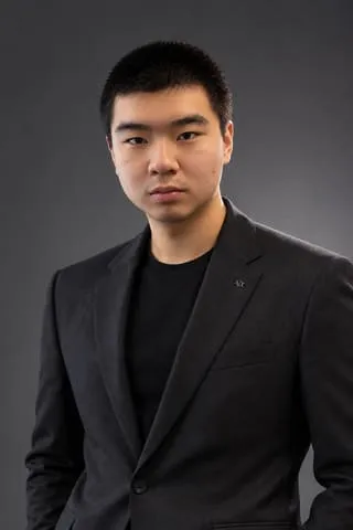 AI-generated studio portrait of Leadon, made at AI Odyssey, September 2026