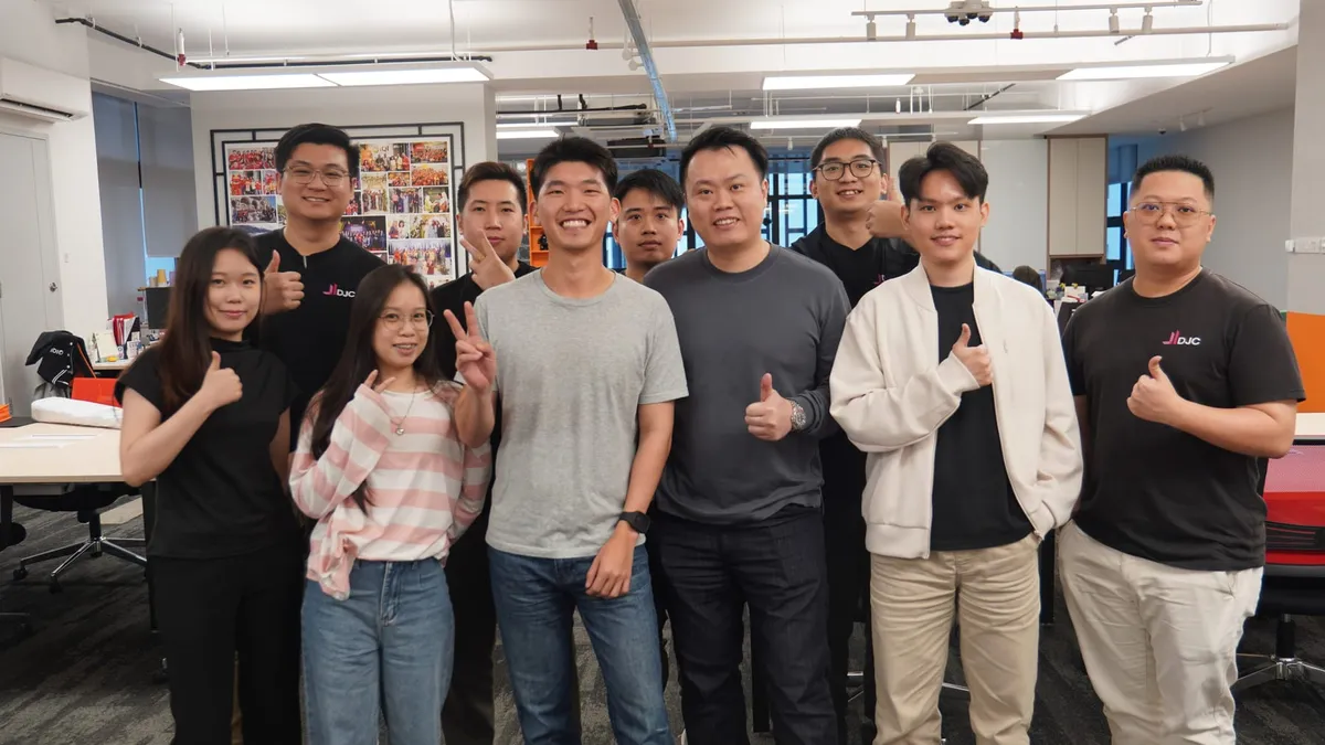 The whole crew at HQ